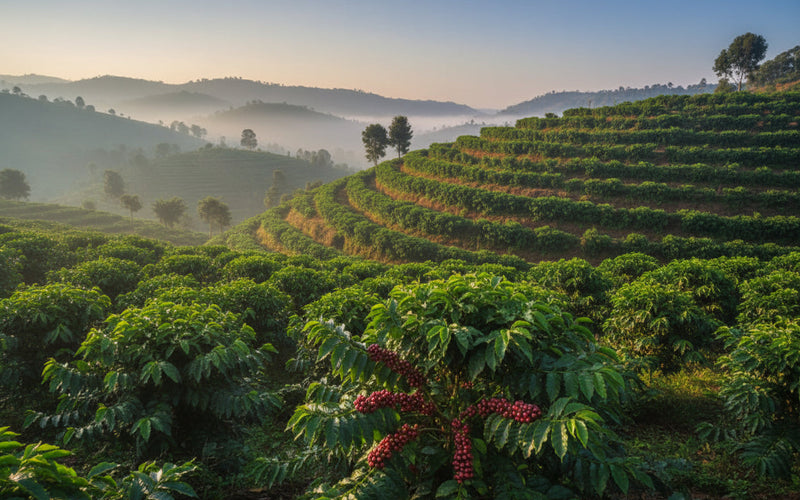 Yirgacheffe coffee origin, Gedeo Zone, Ethiopia
