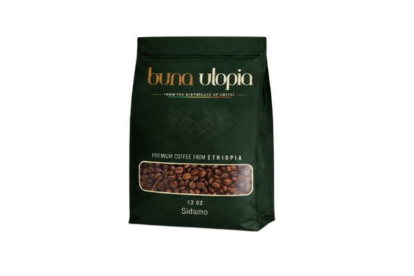 Premium Ethiopian Sidamo Roasted Coffee – Grade 1 (12 oz)