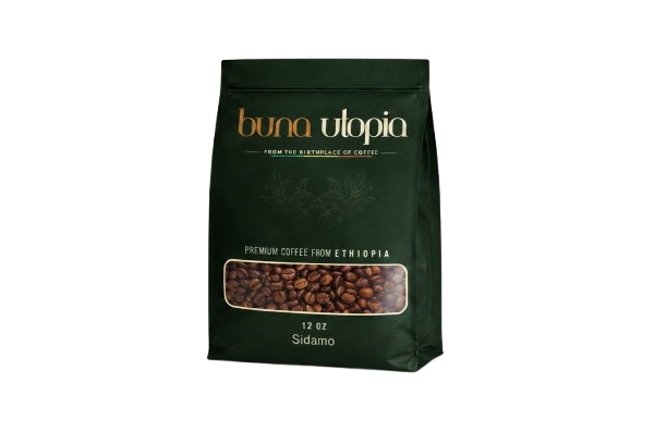 Premium Ethiopian Sidamo Roasted Coffee – Grade 1 (12 oz)