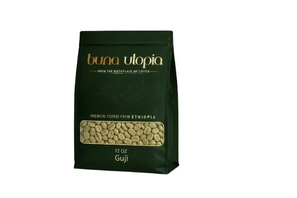 Premium Ethiopian Guji Green Coffee Beans – Grade 1 (12 oz)