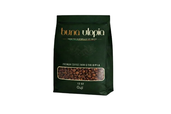 Premium Ethiopian Guji Roasted Coffee – Grade 1 (12 oz)
