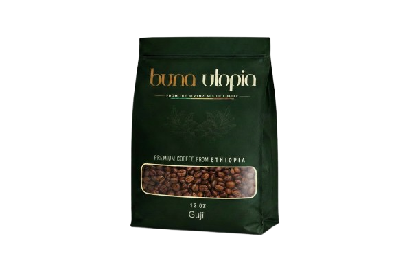 Premium Ethiopian Guji Roasted Coffee – Grade 1 (12 oz)