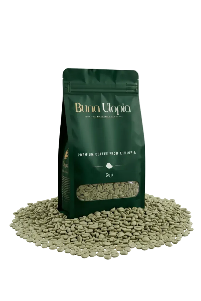 Ethiopian Guji Green Coffee Beans Grade 1 – Unroasted | Home Roasting | 12oz
